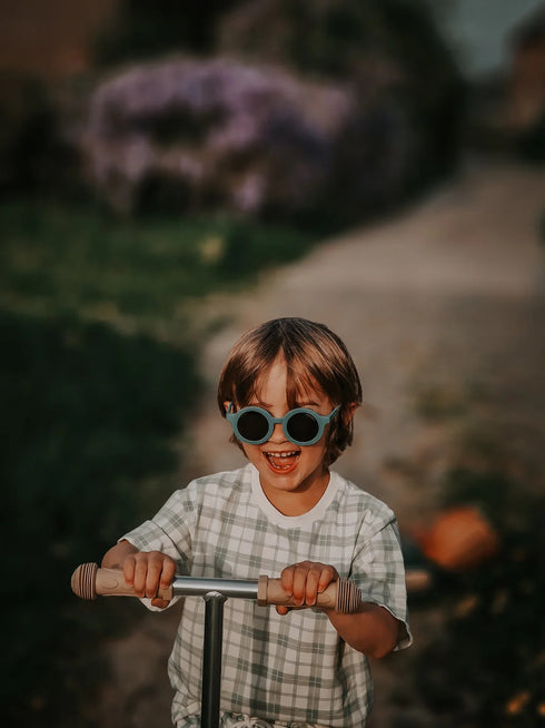 Round Sustainable Polarized Sunglasses 圓款小童太陽眼鏡 - Laguna