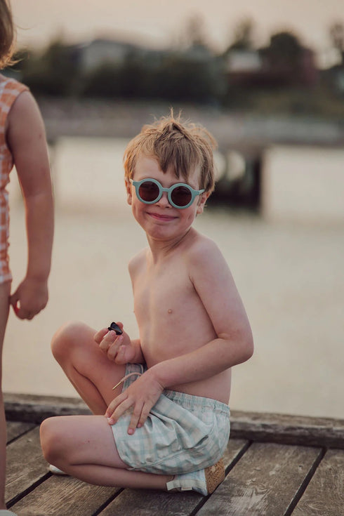 Round Sustainable Polarized Sunglasses 圓款小童太陽眼鏡 - Laguna