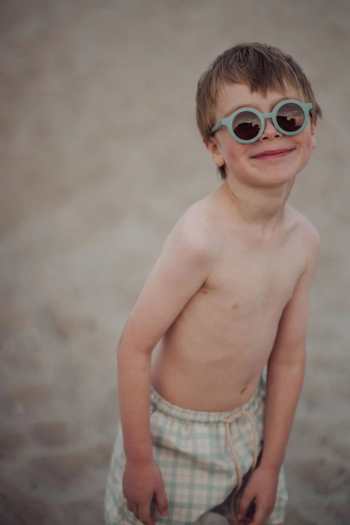 Round Sustainable Polarized Sunglasses 圓款小童太陽眼鏡 - Laguna