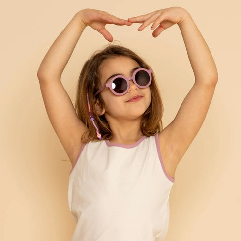 Round Sustainable Polarized Sunglasses 圓款小童太陽眼鏡 - Heather Rose