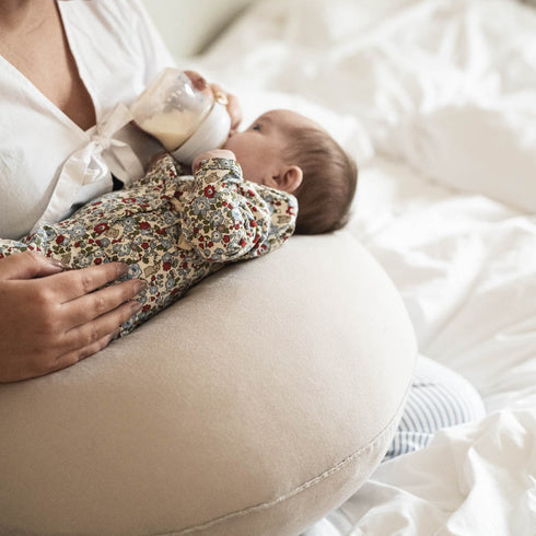 Elia Wrap Body 包屁衣 - Floral Bunnies Rouge