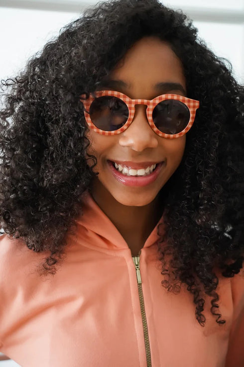 Classic Adults Sustainable Polarized Sunglasses 成人太陽眼鏡 - Sunset Gingham