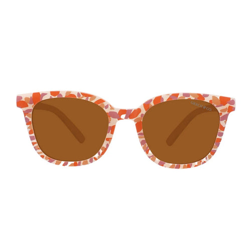 Classic Wayfarer Sustainable Polarized Sunglasses 小童太陽眼鏡 - Tortoise Bloom