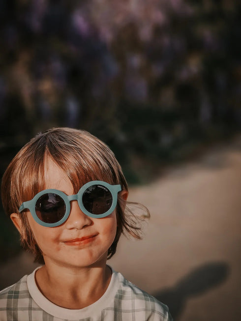 Round Sustainable Polarized Sunglasses 圓款小童太陽眼鏡 - Laguna