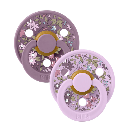 BIBS x Liberty Colour 天然橡膠奶嘴 - Chamomile Lawn & Violet Sky Mix