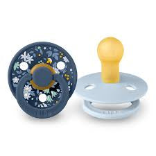 BIBS x Liberty Colour 天然橡膠奶嘴 - Chamomile Lawn & Baby Blue Mix