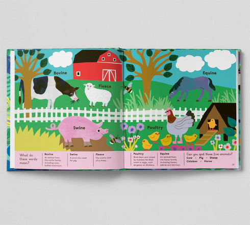 Animal Words for Little Zoologists 精裝書