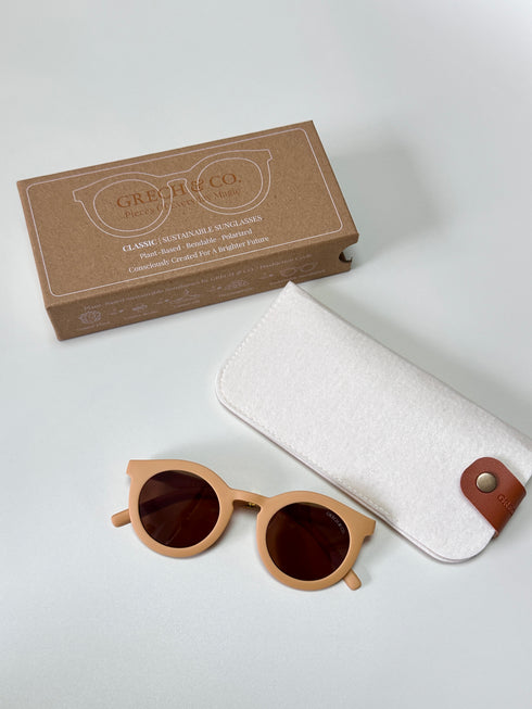 Classic Child Sustainable Polarized Sunglasses 小童太陽眼鏡 - Buckwheat