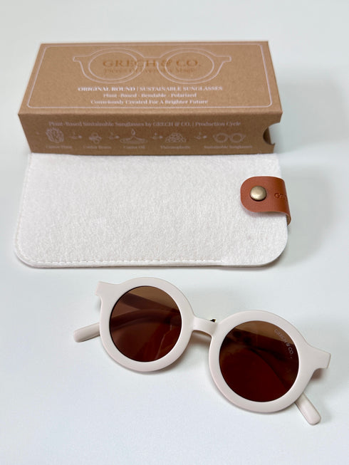 Round Sustainable Polarized Sunglasses 圓款小童太陽眼鏡 - Atlas