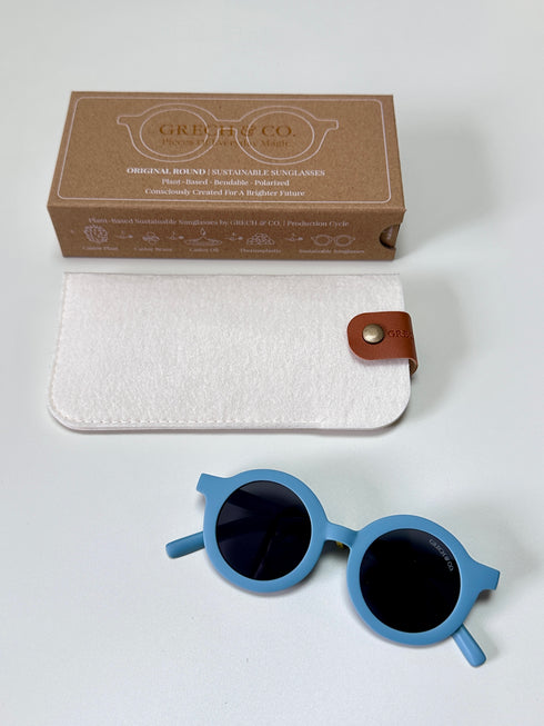 Round Sustainable Polarized Sunglasses 圓款小童太陽眼鏡 - Laguna