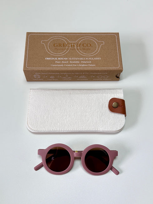 Round Sustainable Polarized Sunglasses 圓款小童太陽眼鏡 - Heather Rose