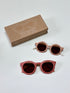 Classic Adults Sustainable Polarized Sunglasses 成人太陽眼鏡 - Sunset Gingham