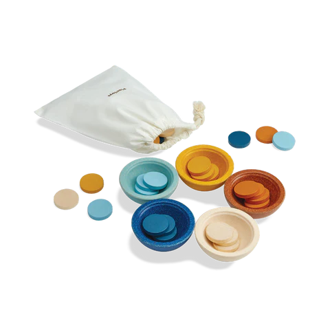 Sort & Count Cups 分類碗和硬幣