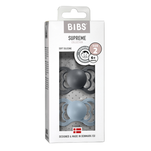 Bibs Supreme 天然橡膠奶嘴 Iron & Baby Blue