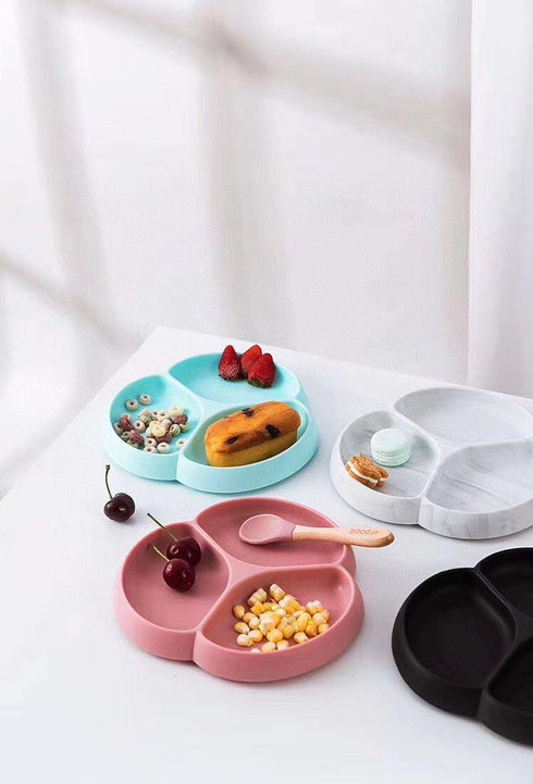 Silicone Suction Plate 矽膠吸盤碟 - Marble