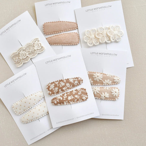 Fawn Floral Clip 髮夾