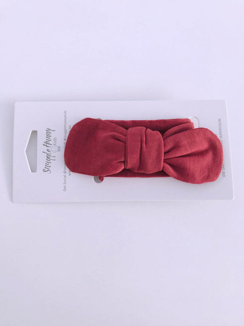 Deep Rust Topknot 蝴蝶結頭飾