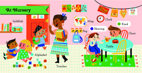 My Kindergarten in 100 Words 硬頁書