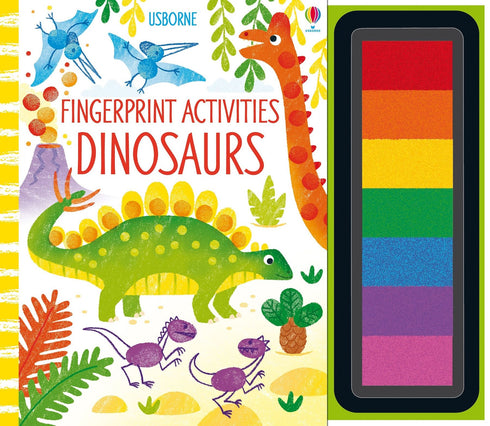 Fingerprint Activities Dinosaurs 手指遊戲繪本