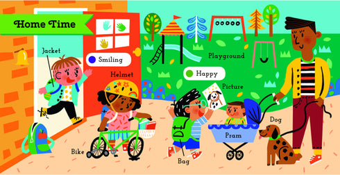 My Kindergarten in 100 Words 硬頁書