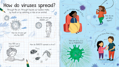 First Questions and Answers: What is a Virus? 翻翻書