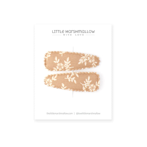 Fawn Floral Clip 髮夾