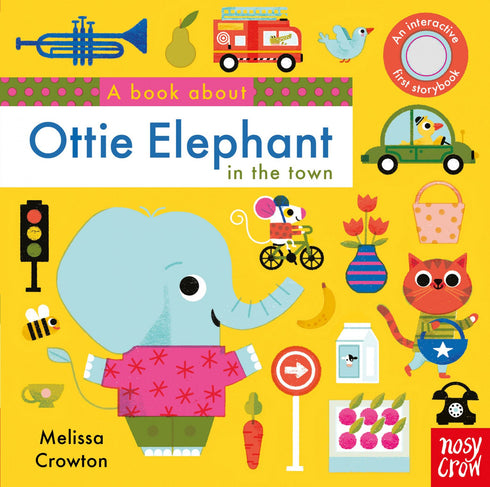 A Book About Ottie Elephant in the Town 翻翻書