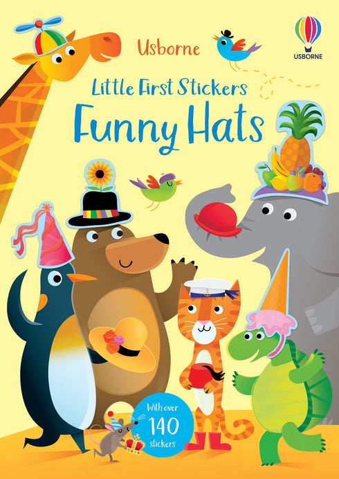 Little First Stickers Funny Hats 貼紙書