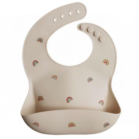 Silicone Baby Bib 矽膠圍兜 - Rainbows
