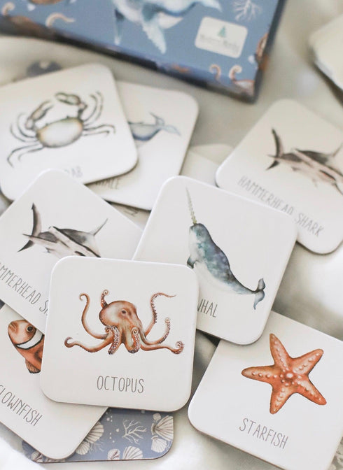 Memory Card Game 記憶遊戲卡 - Ocean