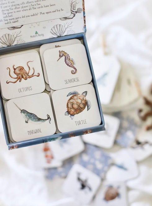 Memory Card Game 記憶遊戲卡 - Ocean