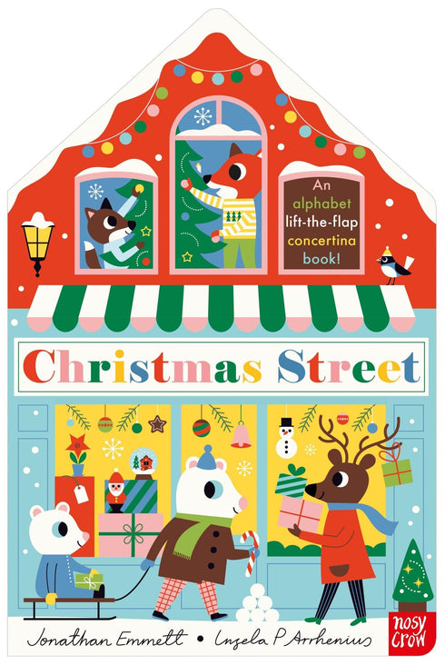 Christmas Street 拉頁翻翻書