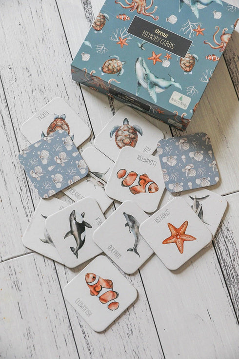 Memory Card Game 記憶遊戲卡 - Ocean
