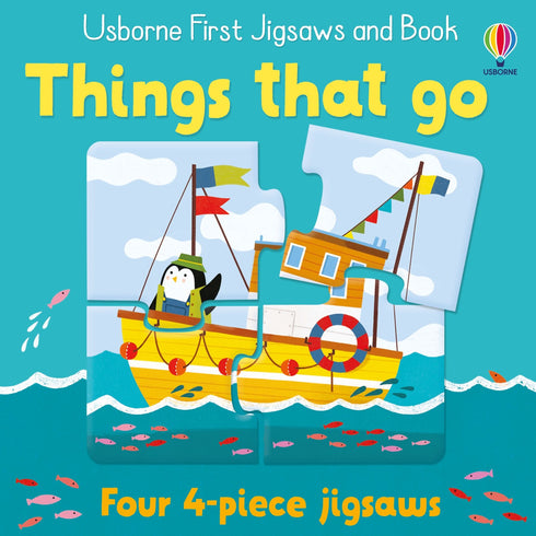 First Jigsaws and Book 拼圖: Things that go